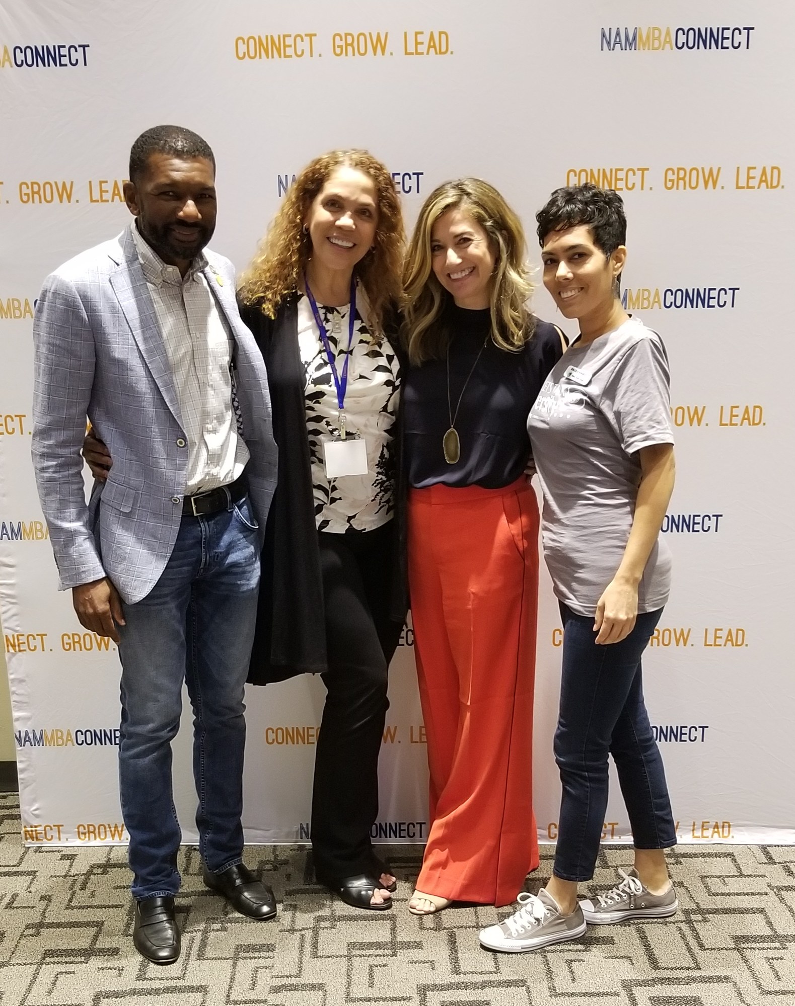 Suha Beidas Zehl, CMB®, AMSP™ with colleagues at NAMMBA Connect
