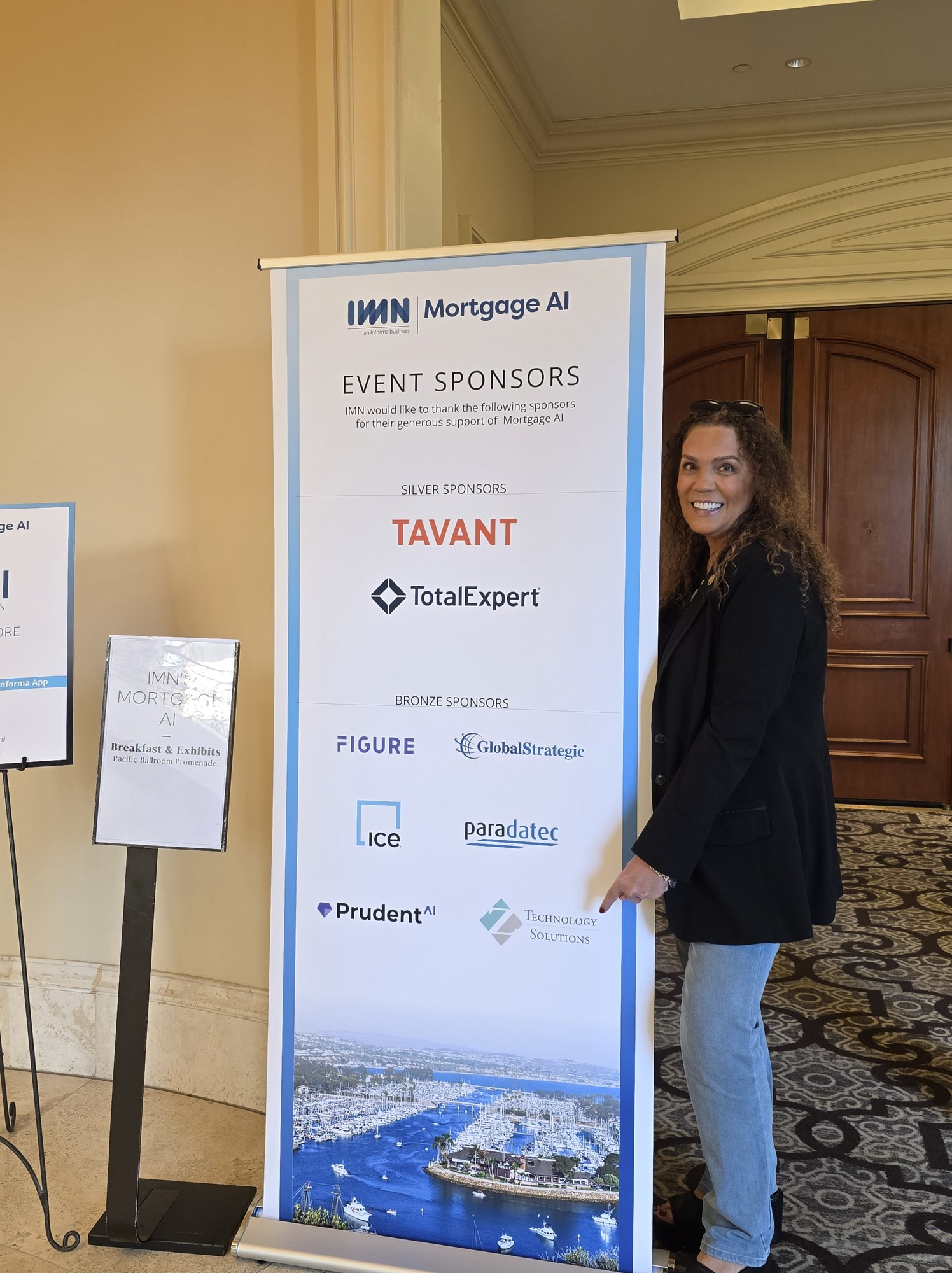 Suha Beidas Zehl, CMB®, AMSP™ at the IMN Mortgage AI conference
