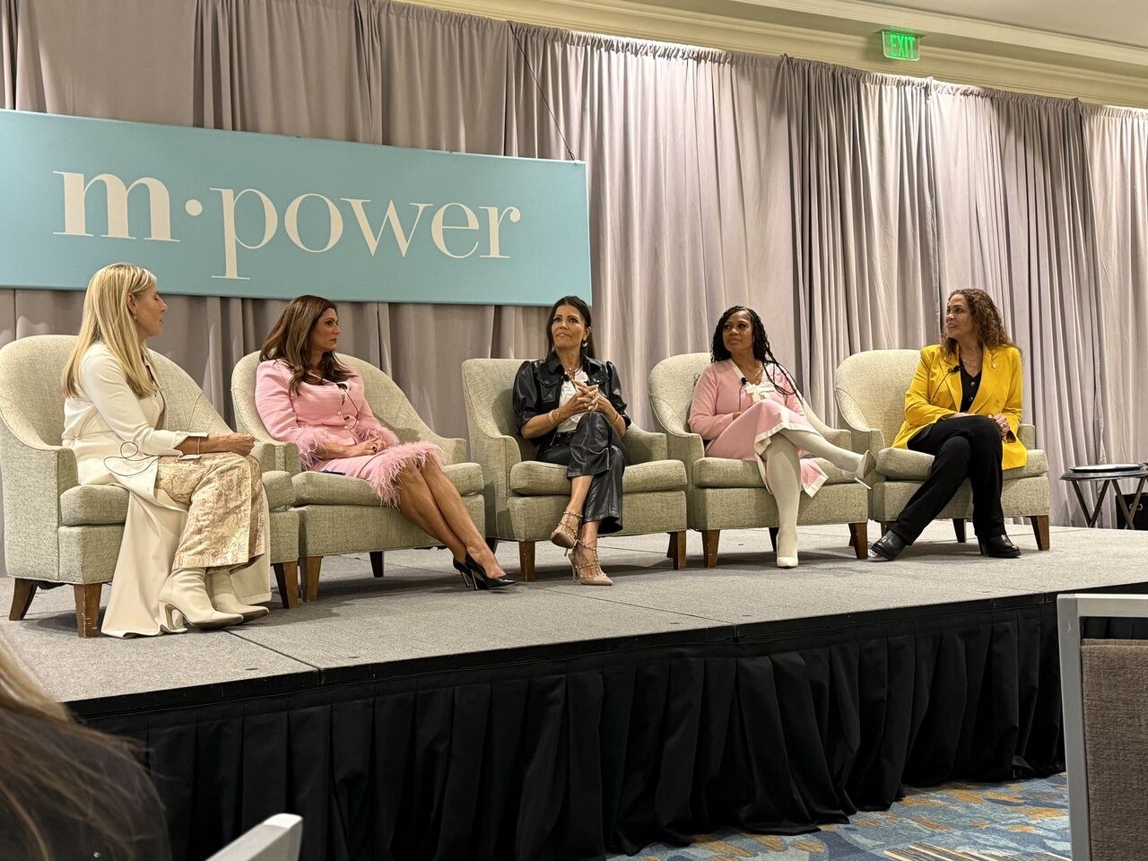 The mPower panel stage with Suha Beidas Zehl, CMB®, AMSP™