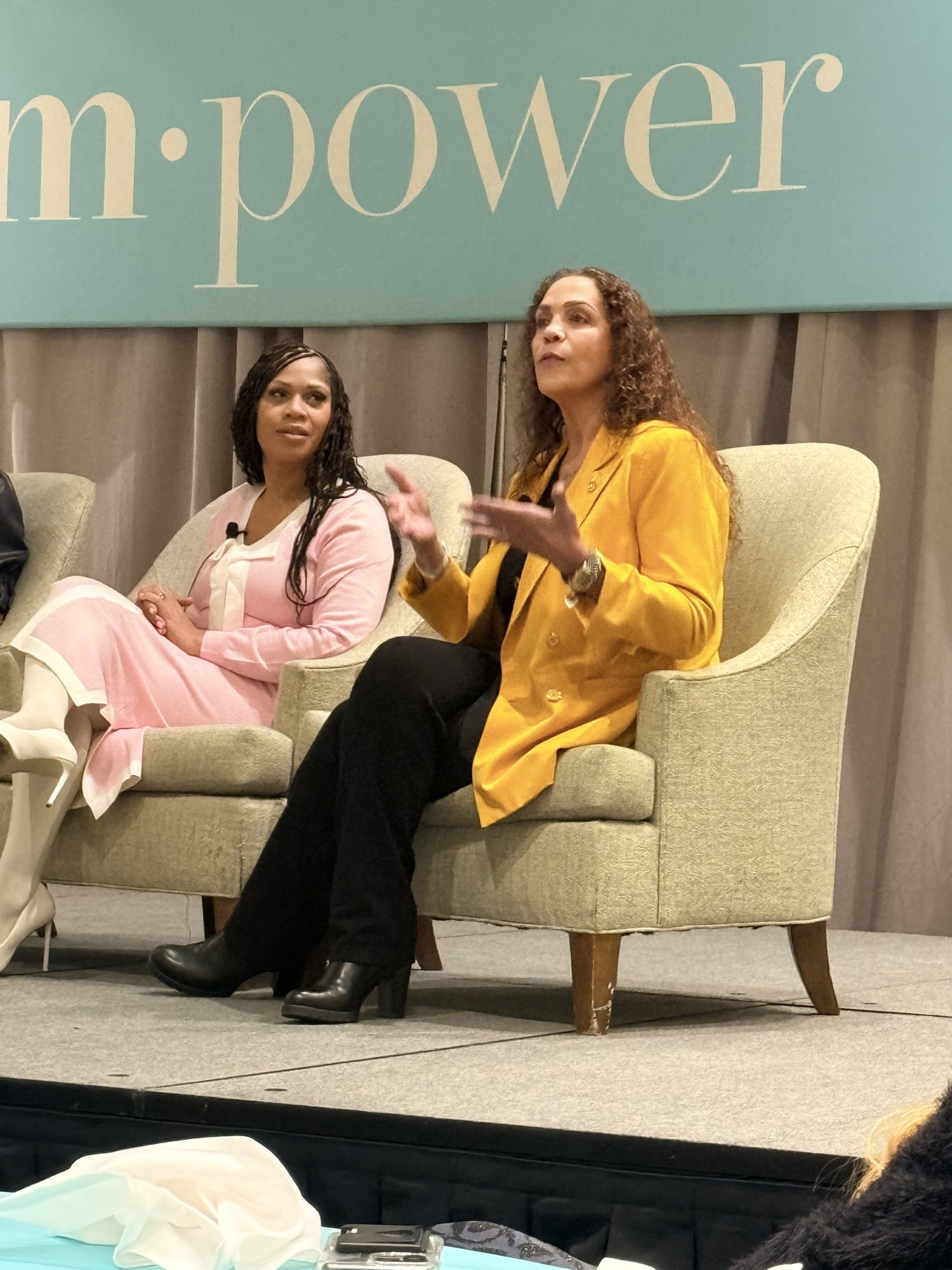 Suha Beidas Zehl, CMB®, AMSP™ speaking on the mPower panel