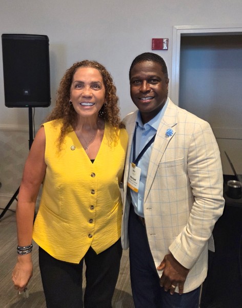 Suha Beidas Zehl, CMB®, AMSP™ on the road at an industry event