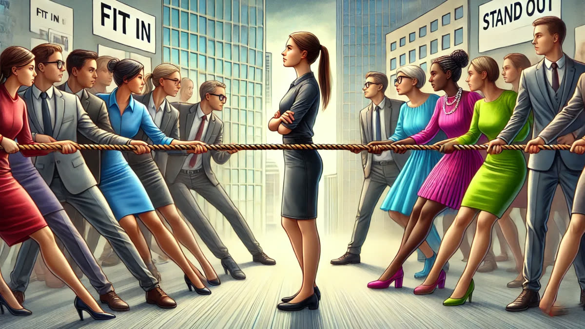 Cover image for the article Fit in or Stand Out